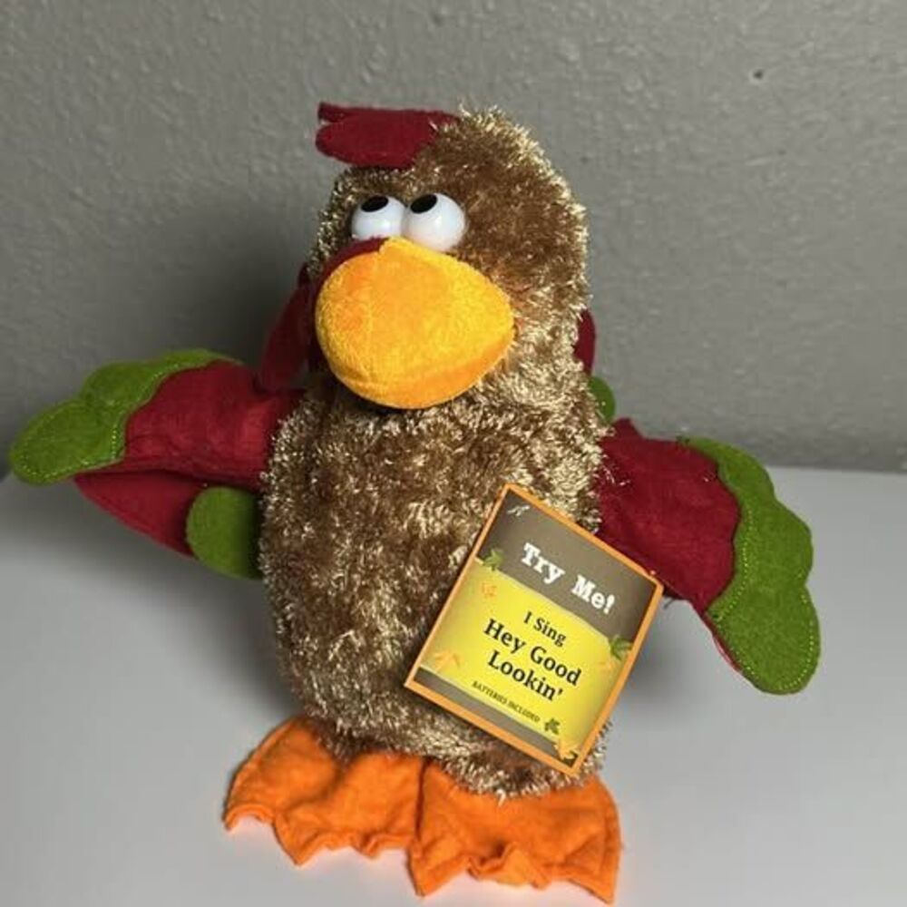 Hey Good Lookin’ Dolly Parton Dan Dee Collector's Choice Singing Plush Turkey